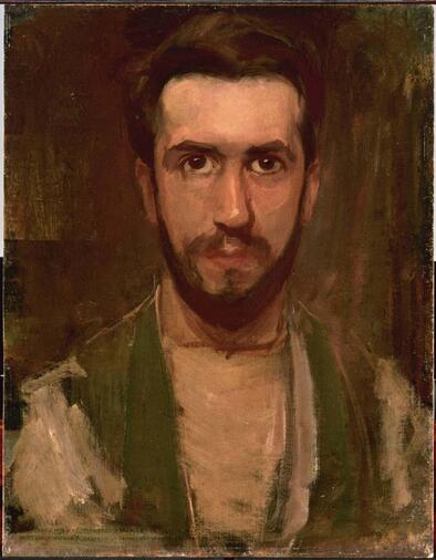 Self-Portrait, ca. 1900, Piet Mondrian (1872-1944) Phillips Collection, Washington D.C., 1375.